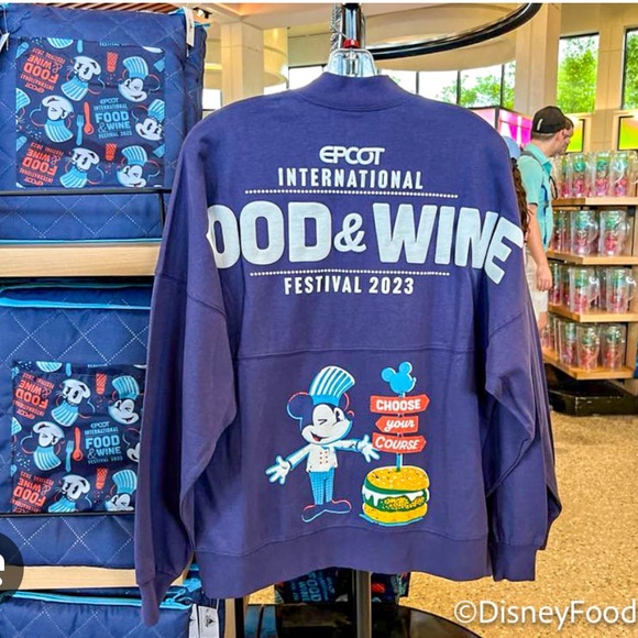 NEW Disney Epcot Food & Wine Festival 2023 Full Zip Spirit Jersey - Picture 2 of 9